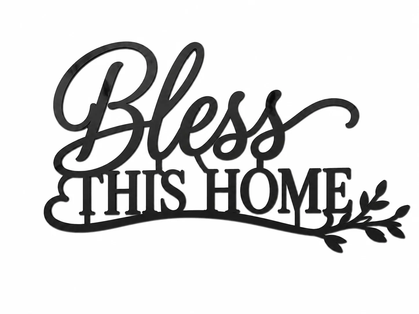Bless This Home metal sign