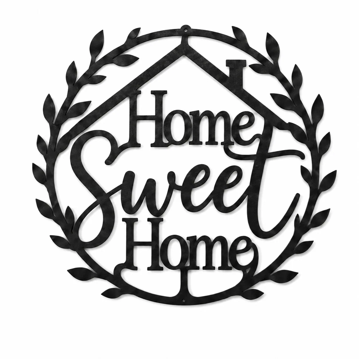 Home Sweet Home — Laurel metal sign