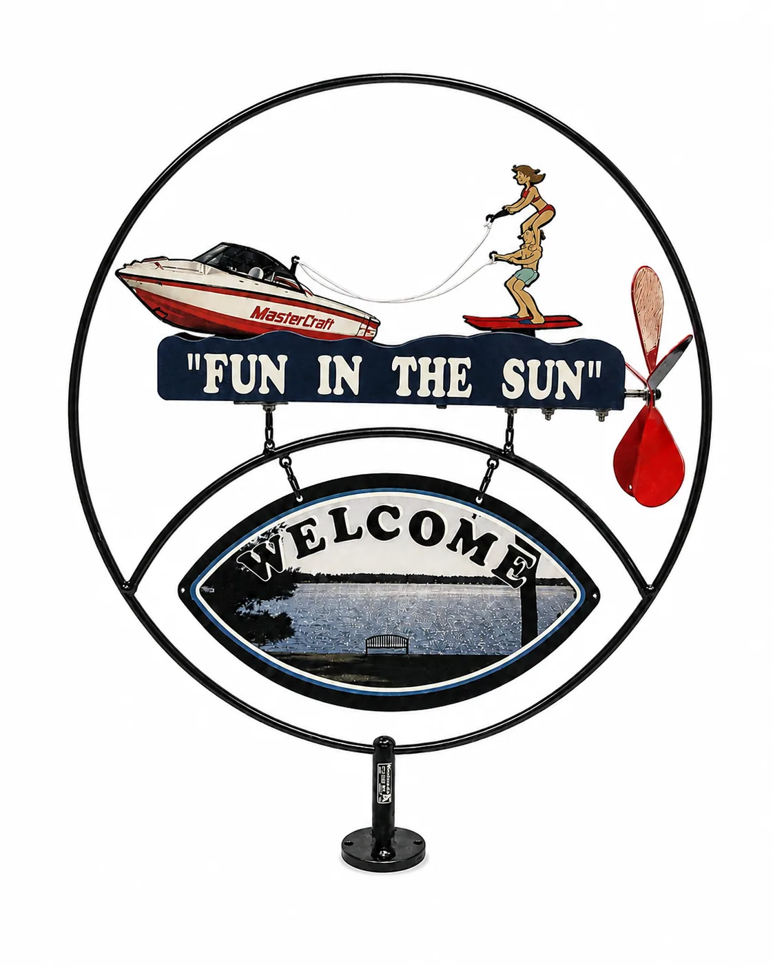 Fun In The Sun metal sign