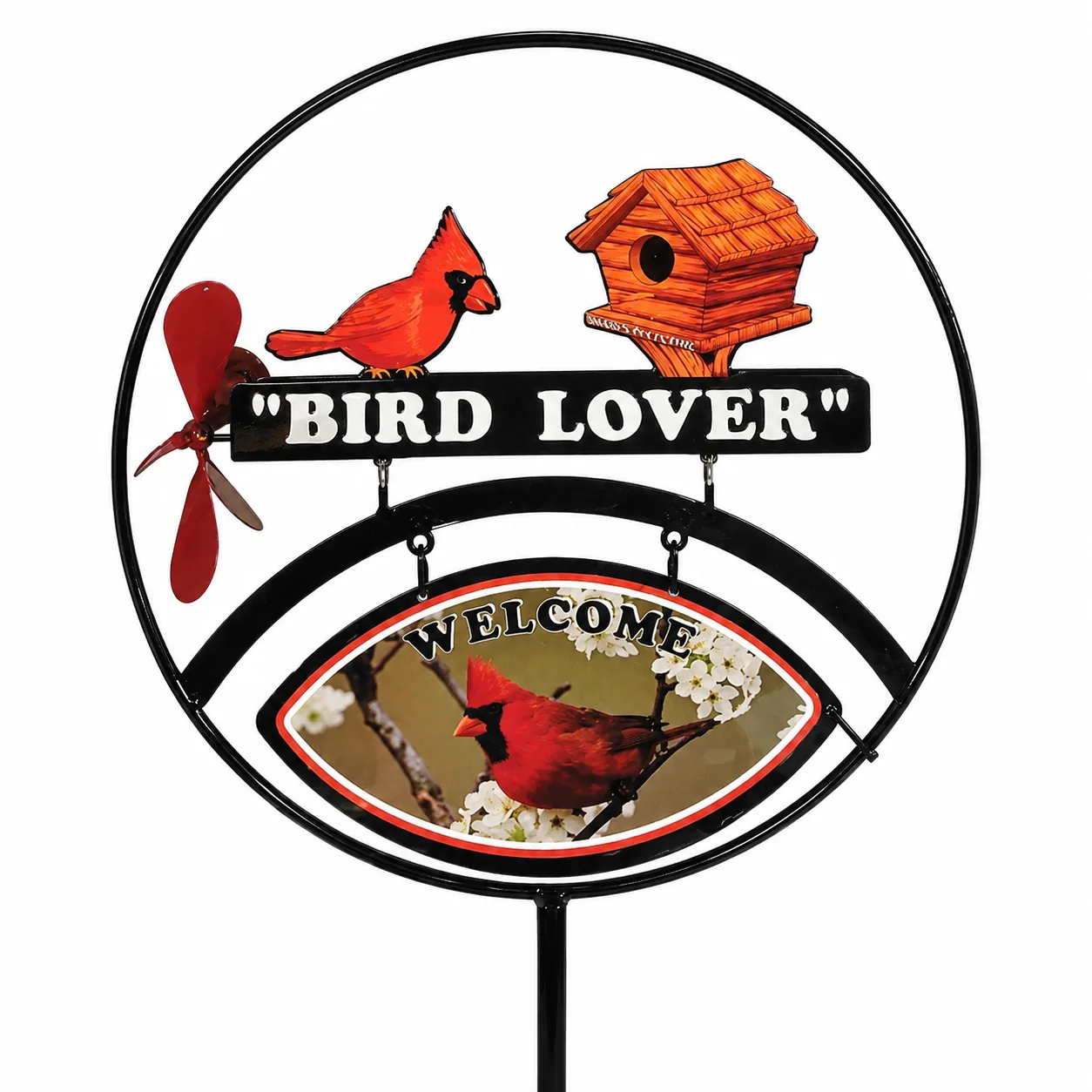 For The Birds metal sign
