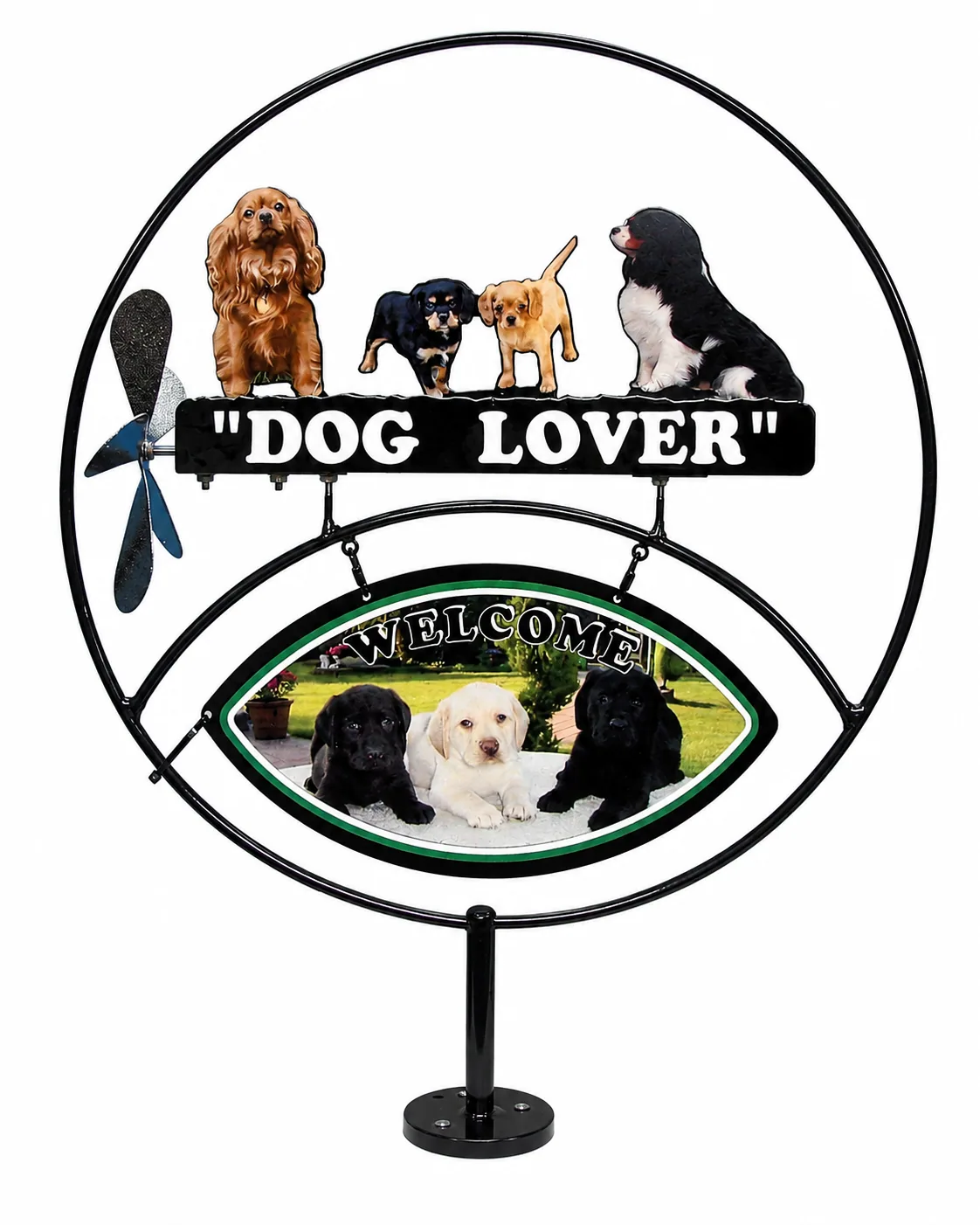 Dog Lover metal sign