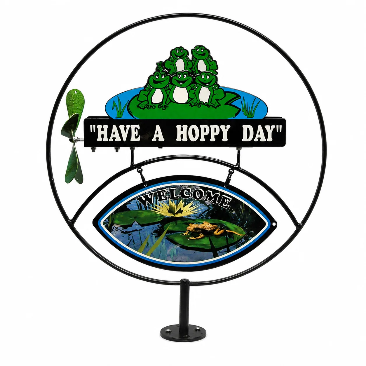 Have A Hoppy Day metal sign