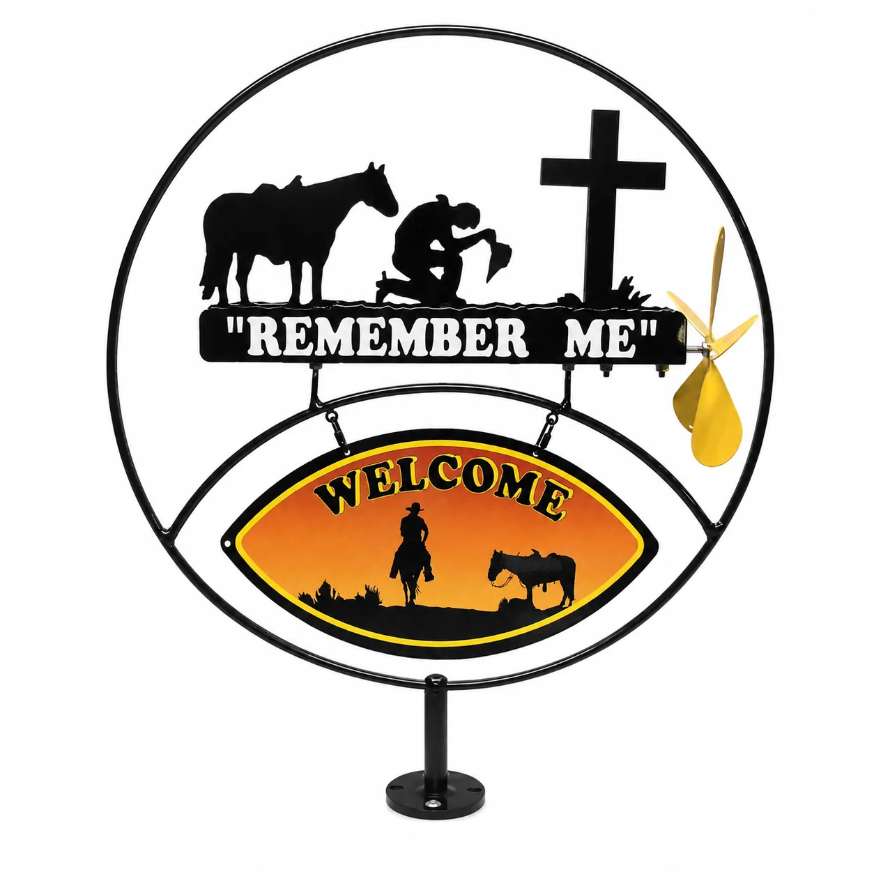 Remember Me metal sign