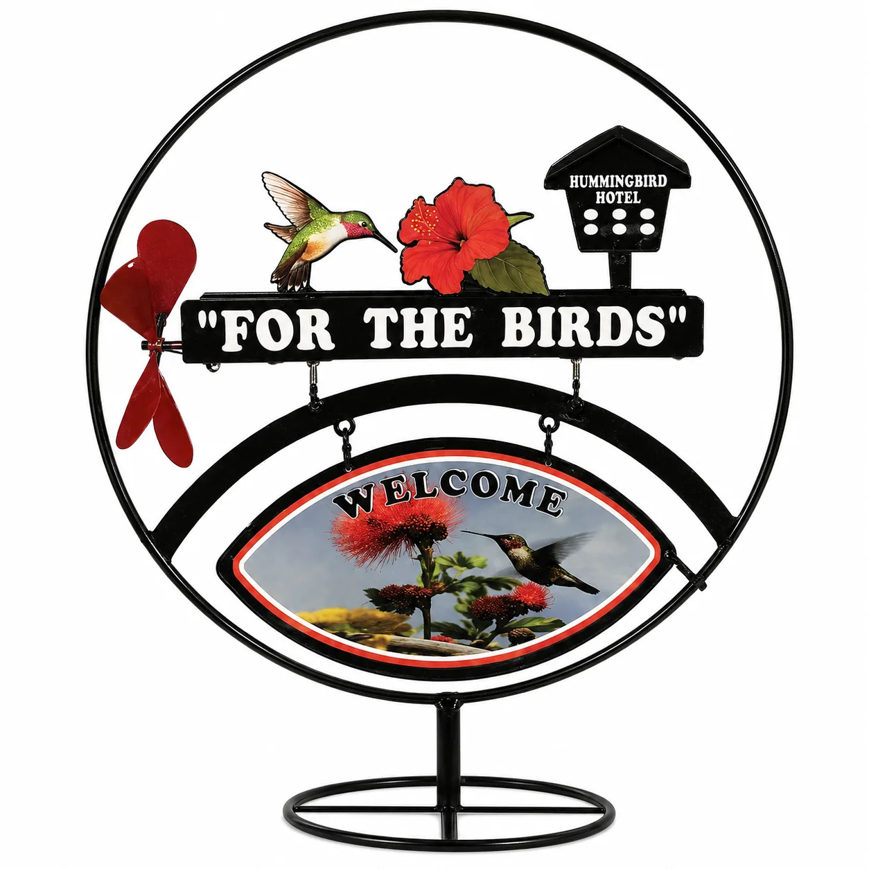 Bird Lovers metal sign