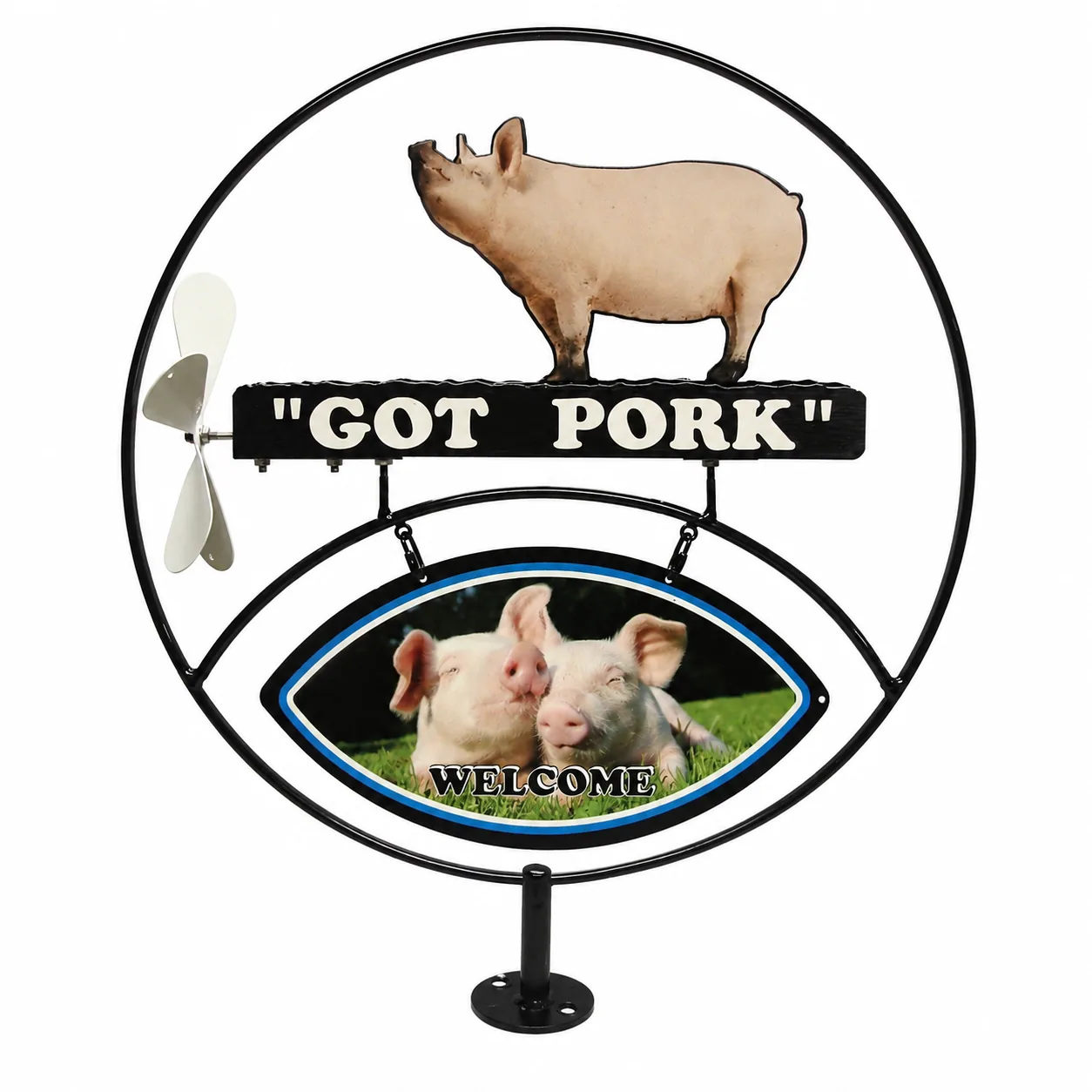 Got Pork metal sign