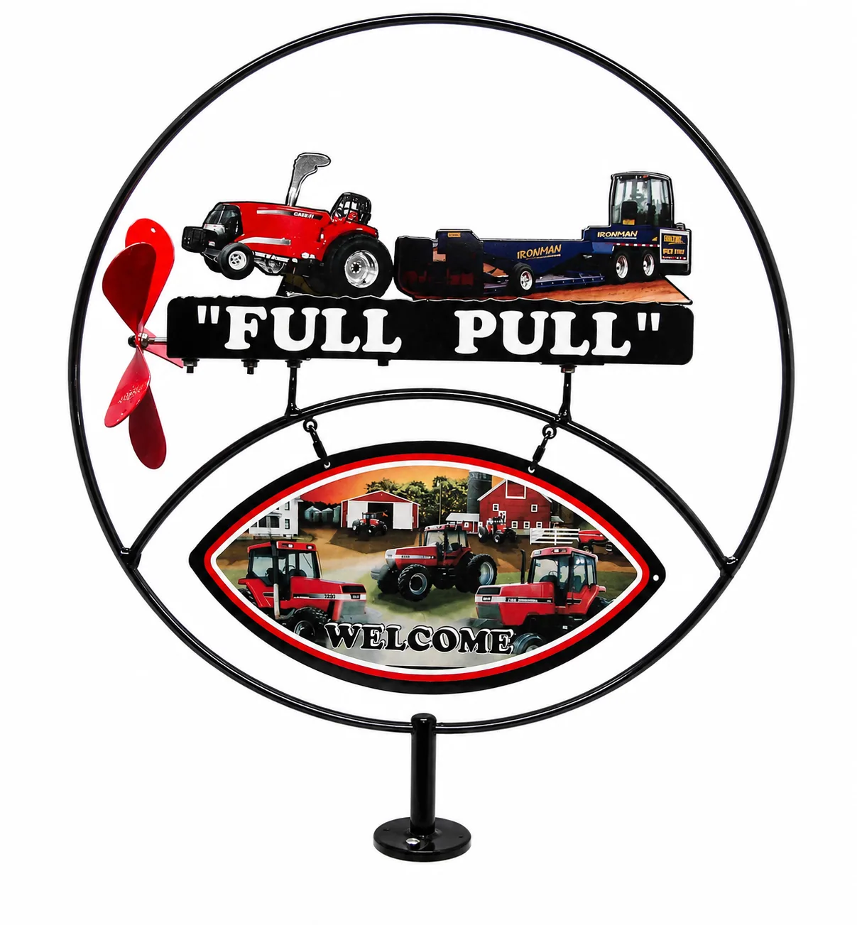 Full Pull metal sign